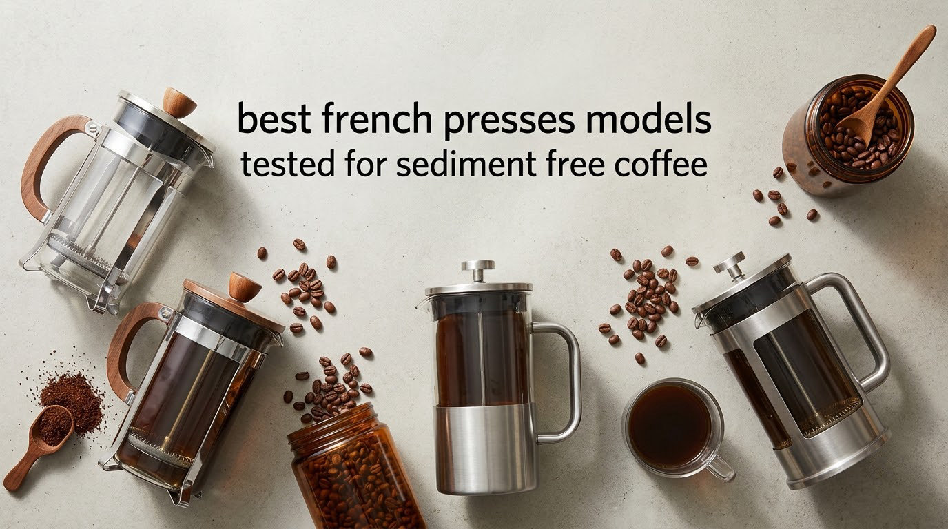 best french presses models tested for sediment free coffee