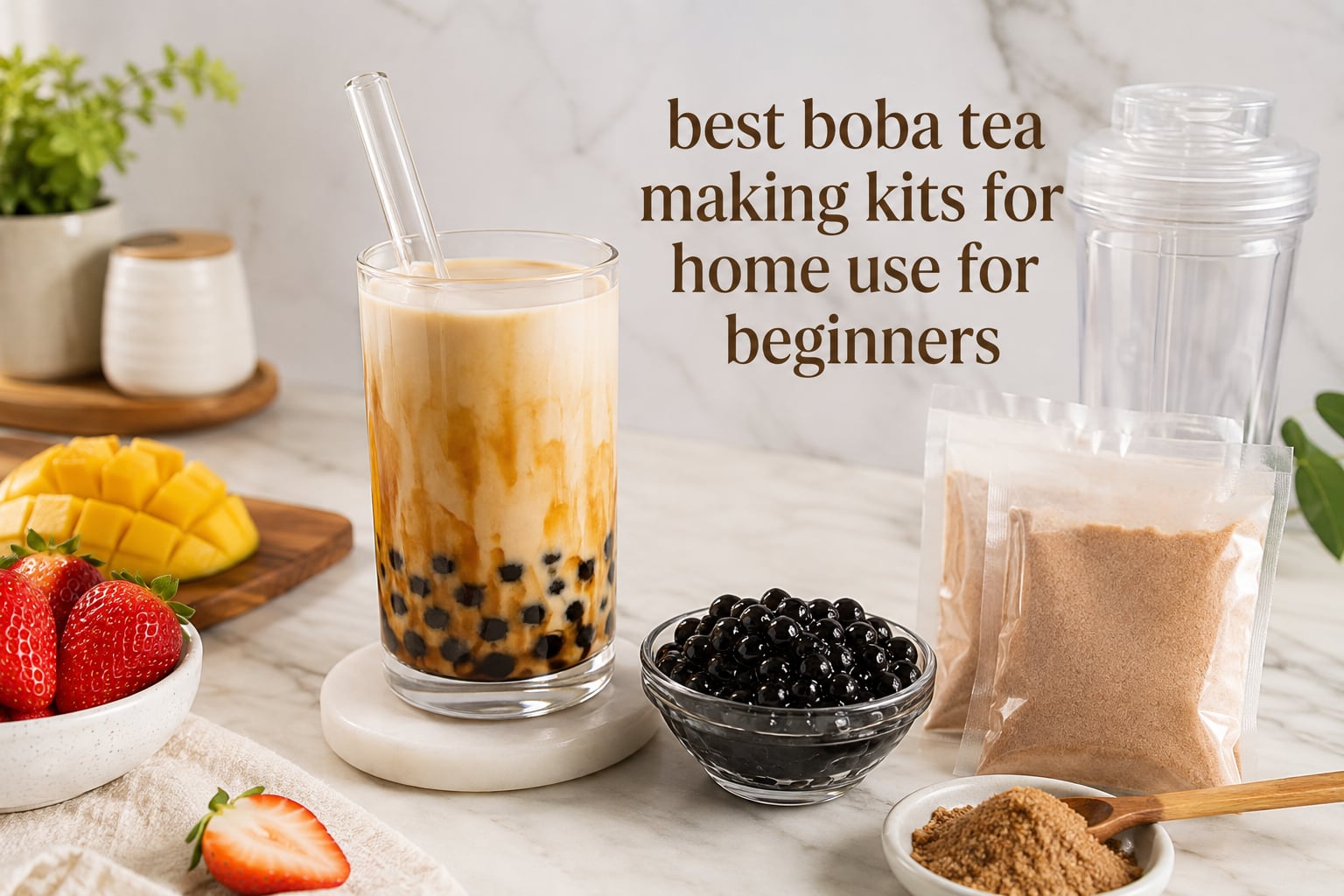 best boba tea making kits for home use for beginners