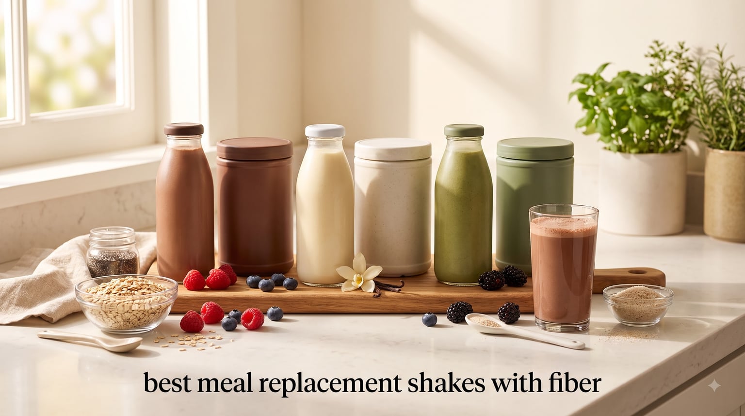 best meal replacement shakes with fiber