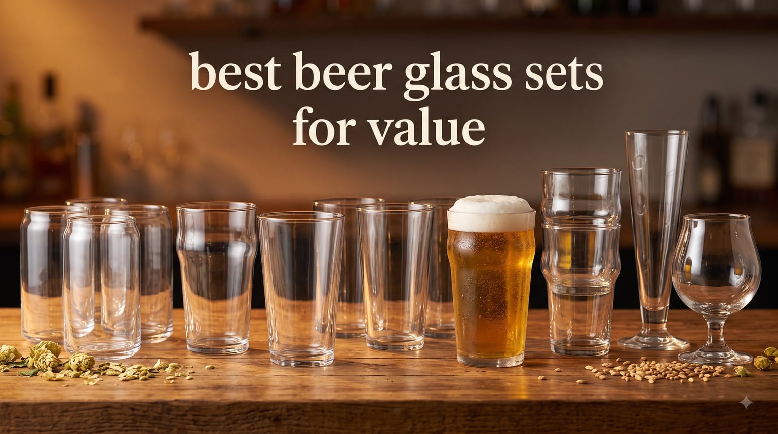 best beer glass sets for value