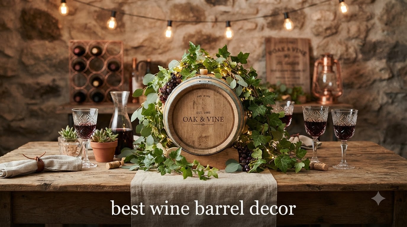 best wine barrel decor