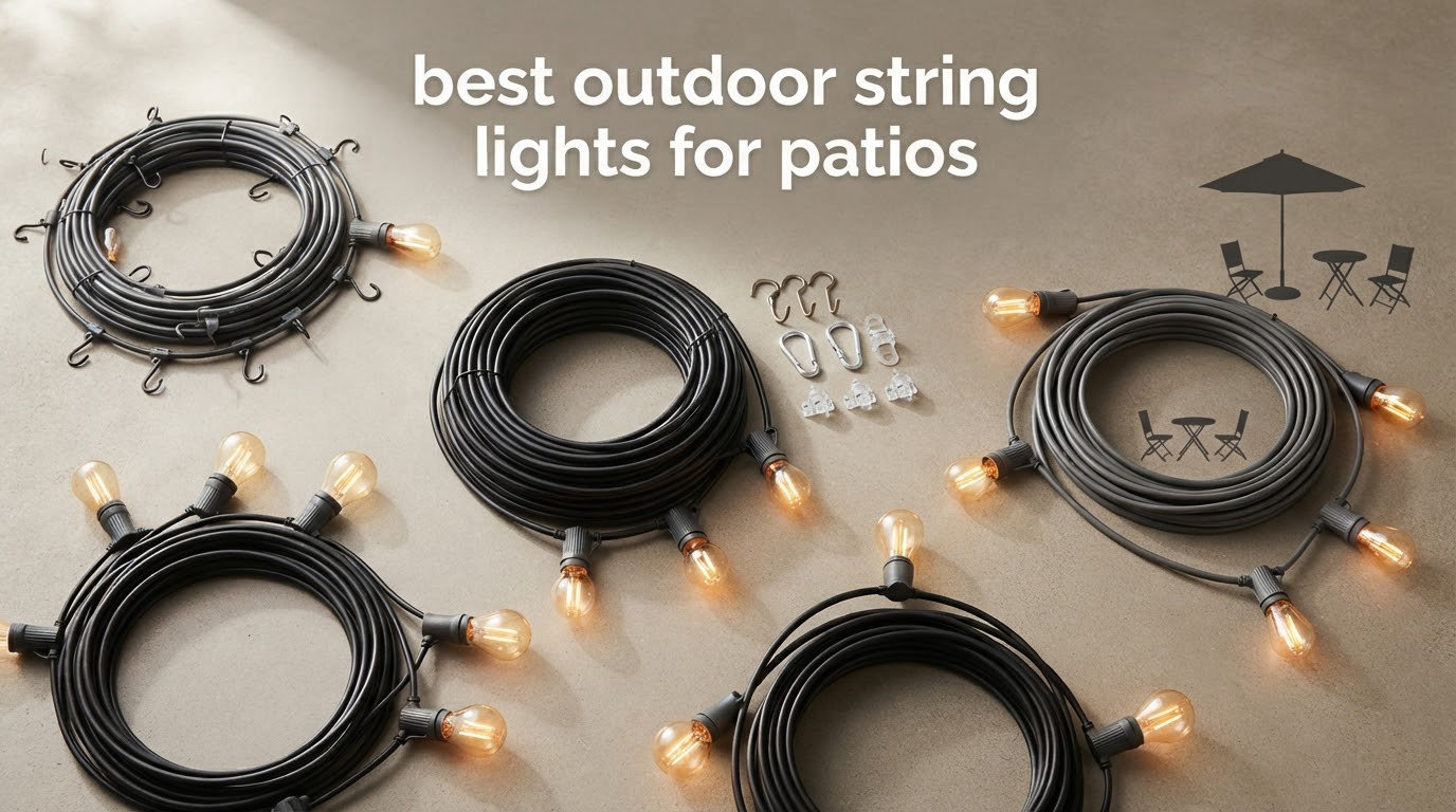 best outdoor string lights for patios