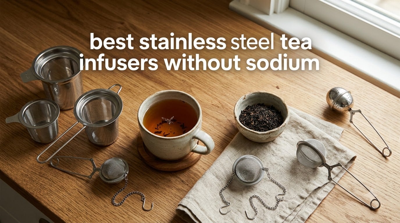 best stainless steel tea infusers without sodium