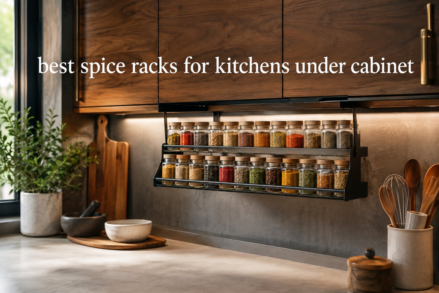 best spice racks for kitchens under cabinet