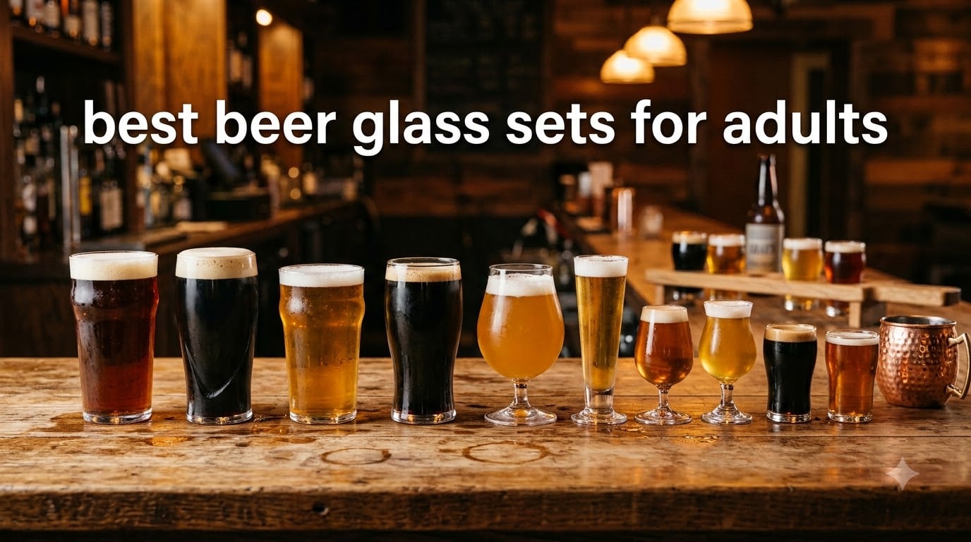 best beer glass sets for adults