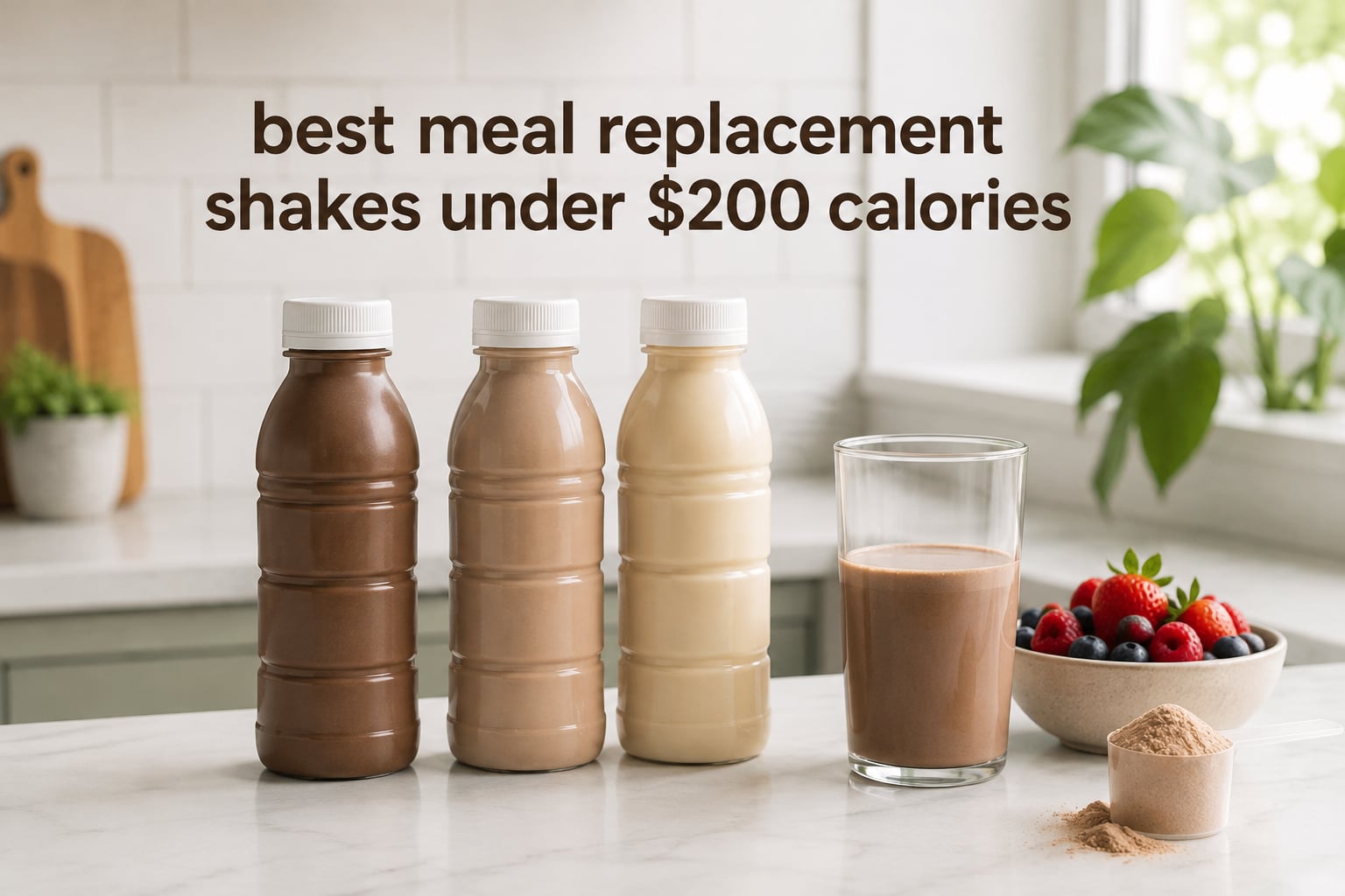 best meal replacement shakes under $200 calories