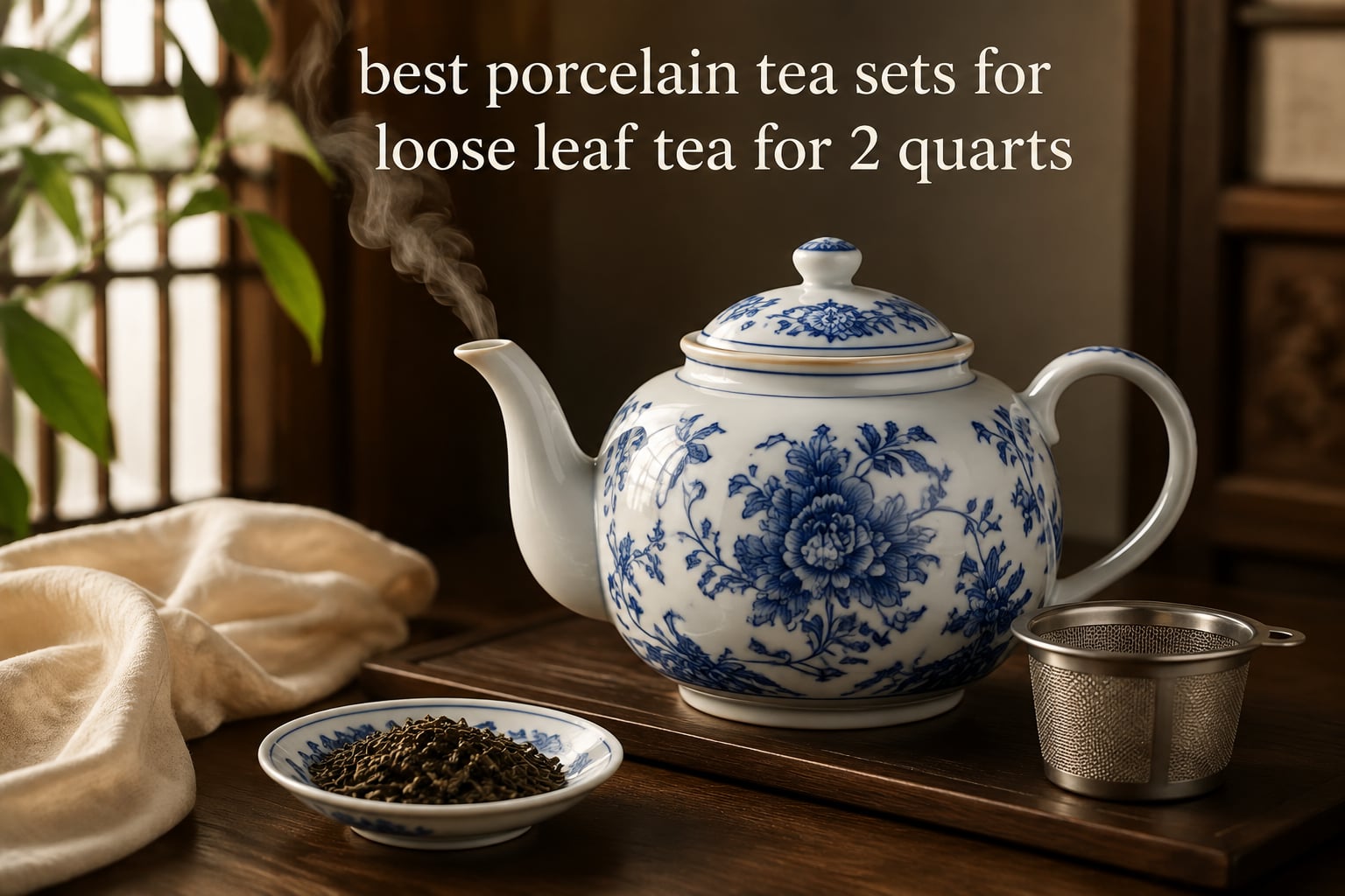 best porcelain tea sets for loose leaf tea for 2 quarts