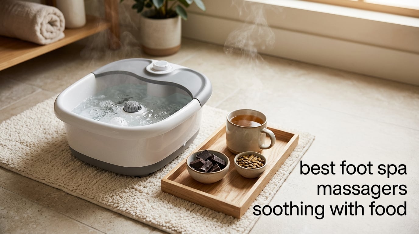 best foot spa massagers soothing with food