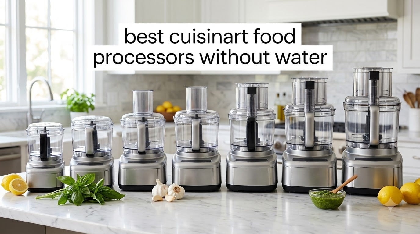 best cuisinart food processors without water
