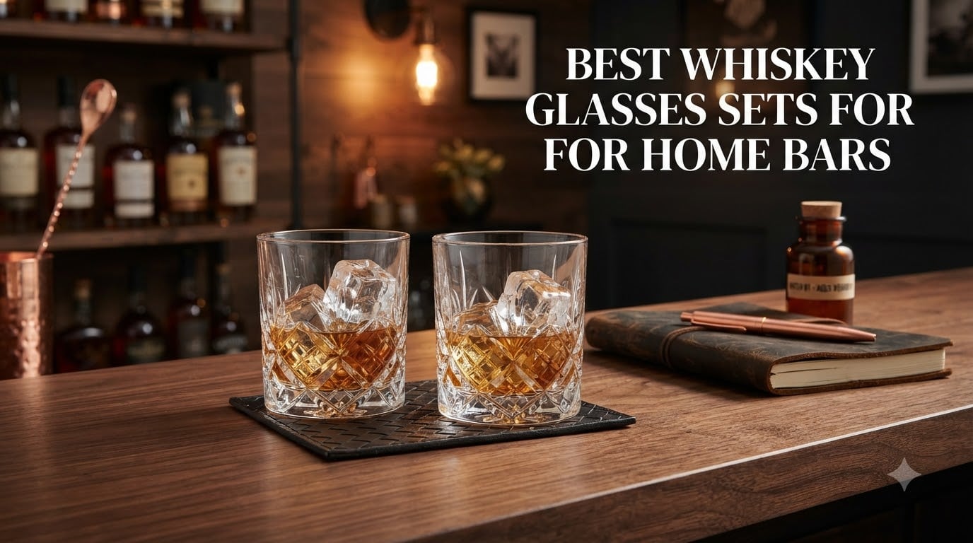 best whiskey glasses sets for home bars