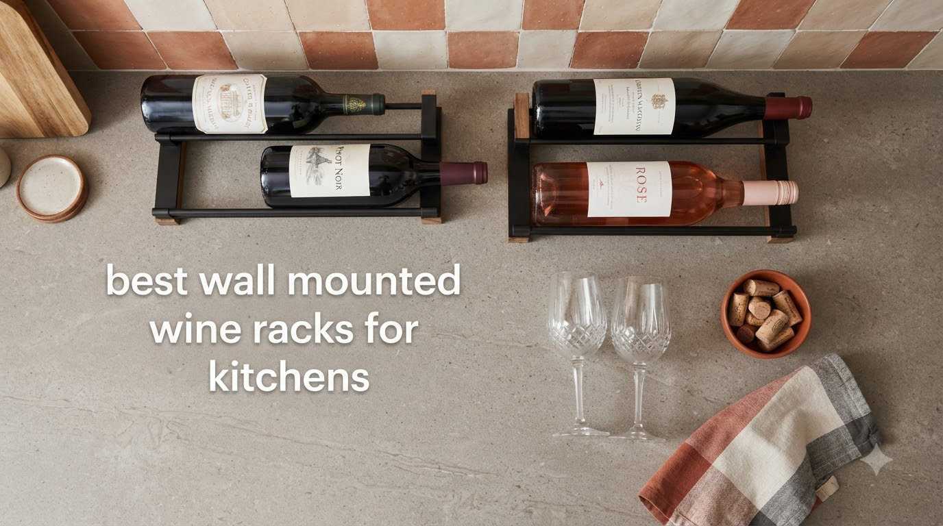 best wall mounted wine racks for kitchens