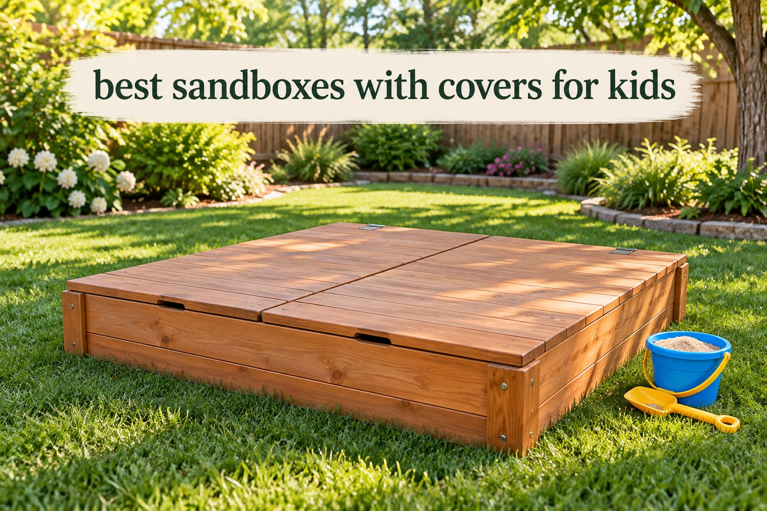 best sandboxes with covers for kids