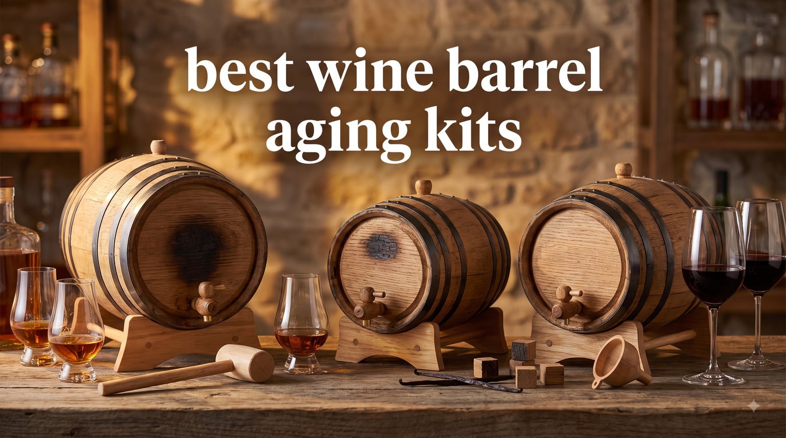 best wine barrel aging kits