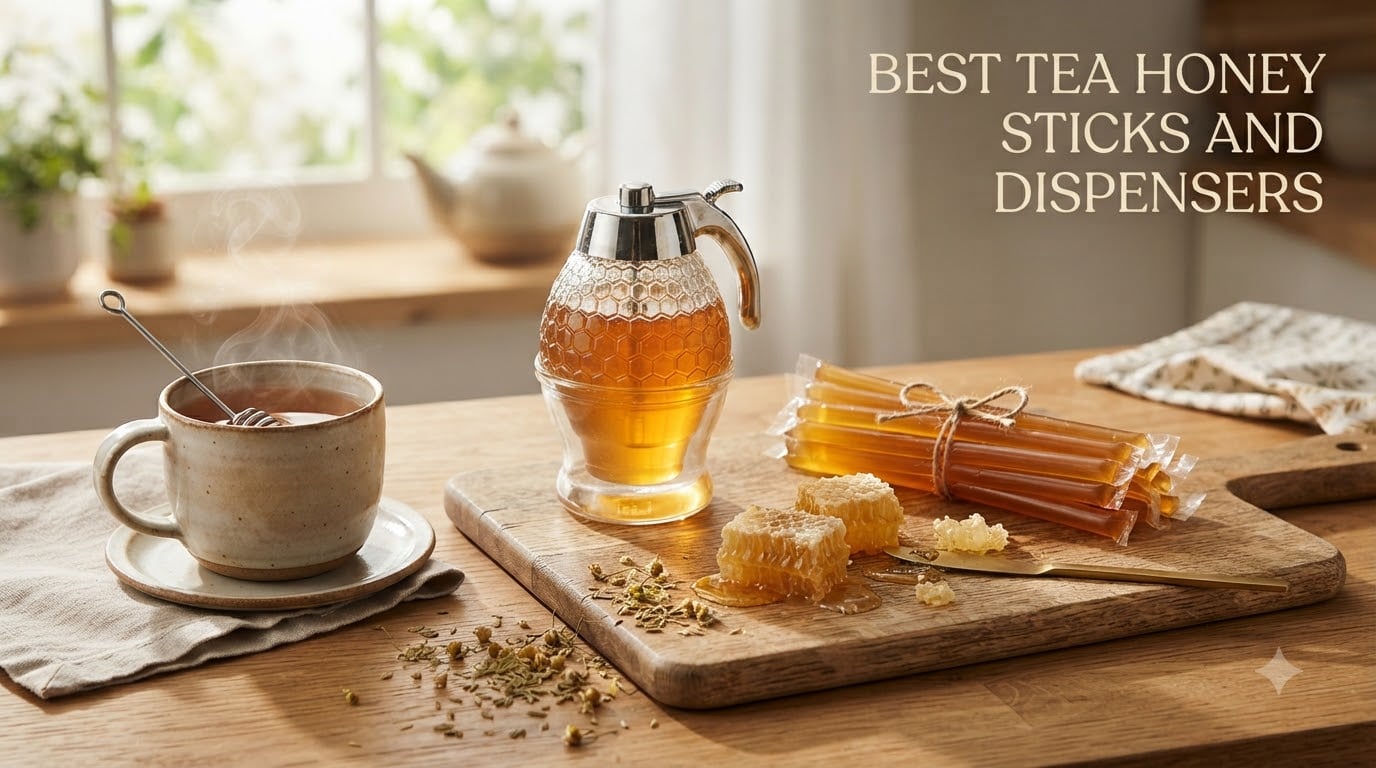 best tea honey sticks and dispensers