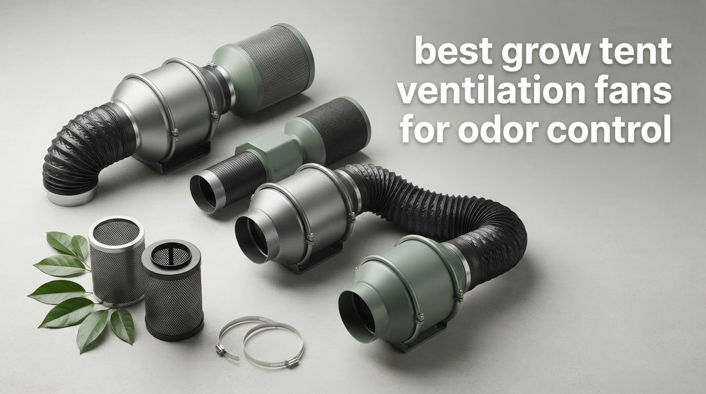best grow tent ventilation fans for odor control