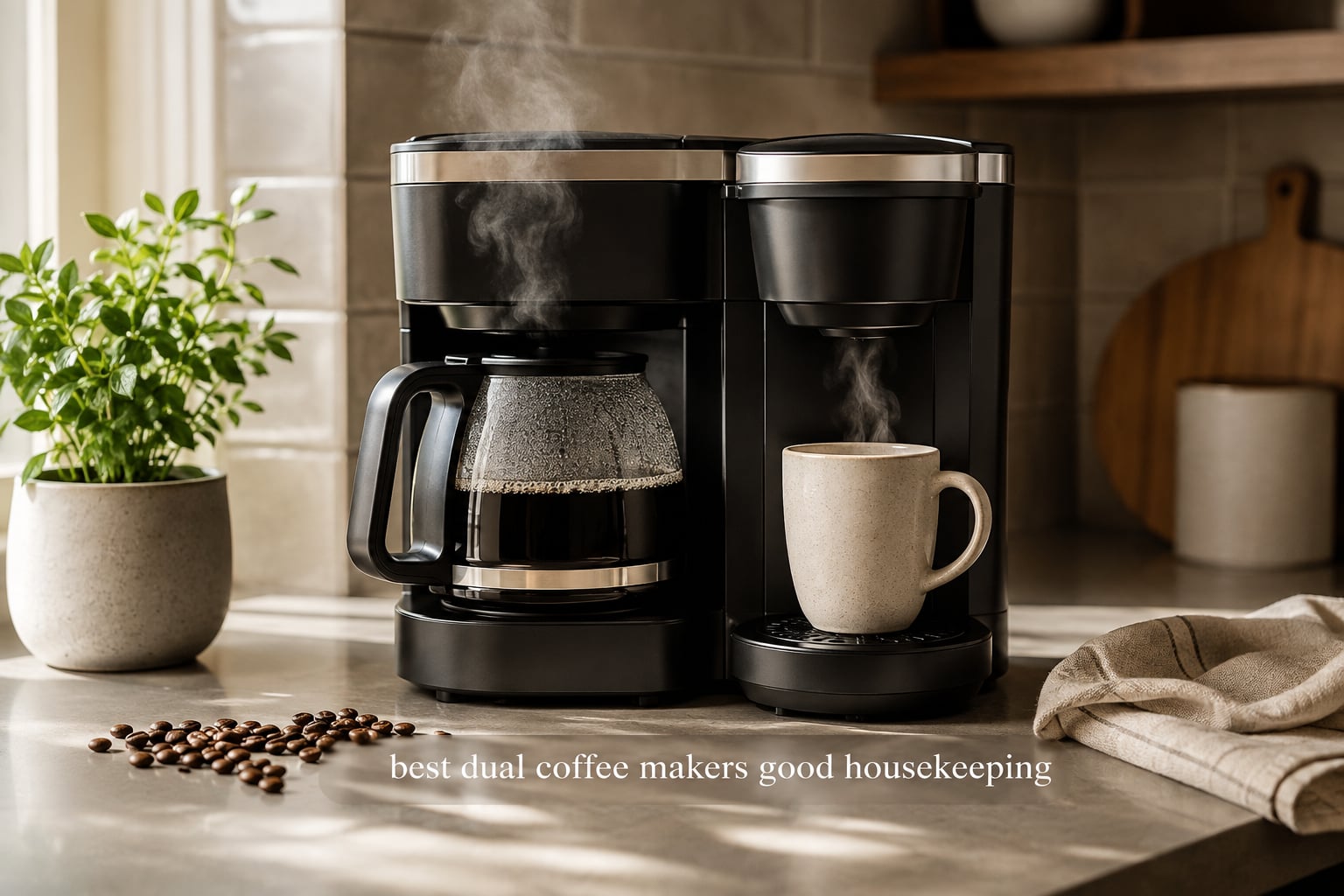 best dual coffee makers good housekeeping
