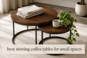 best nesting coffee tables for small spaces