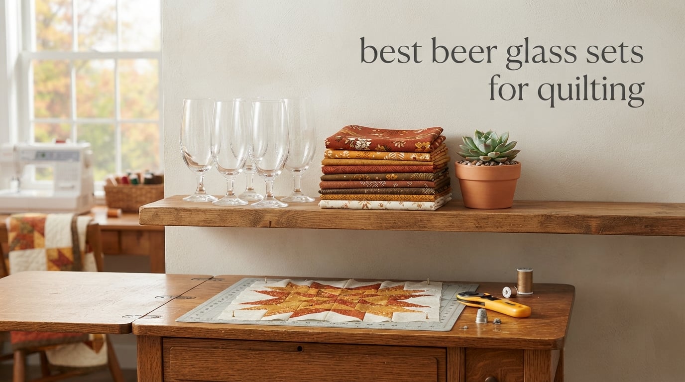 best beer glass sets for quilting
