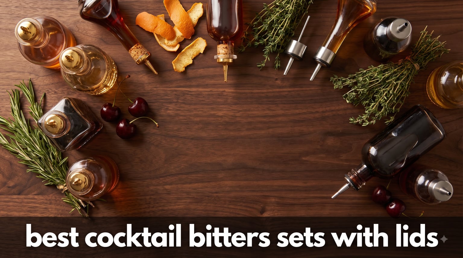best cocktail bitters sets with lids
