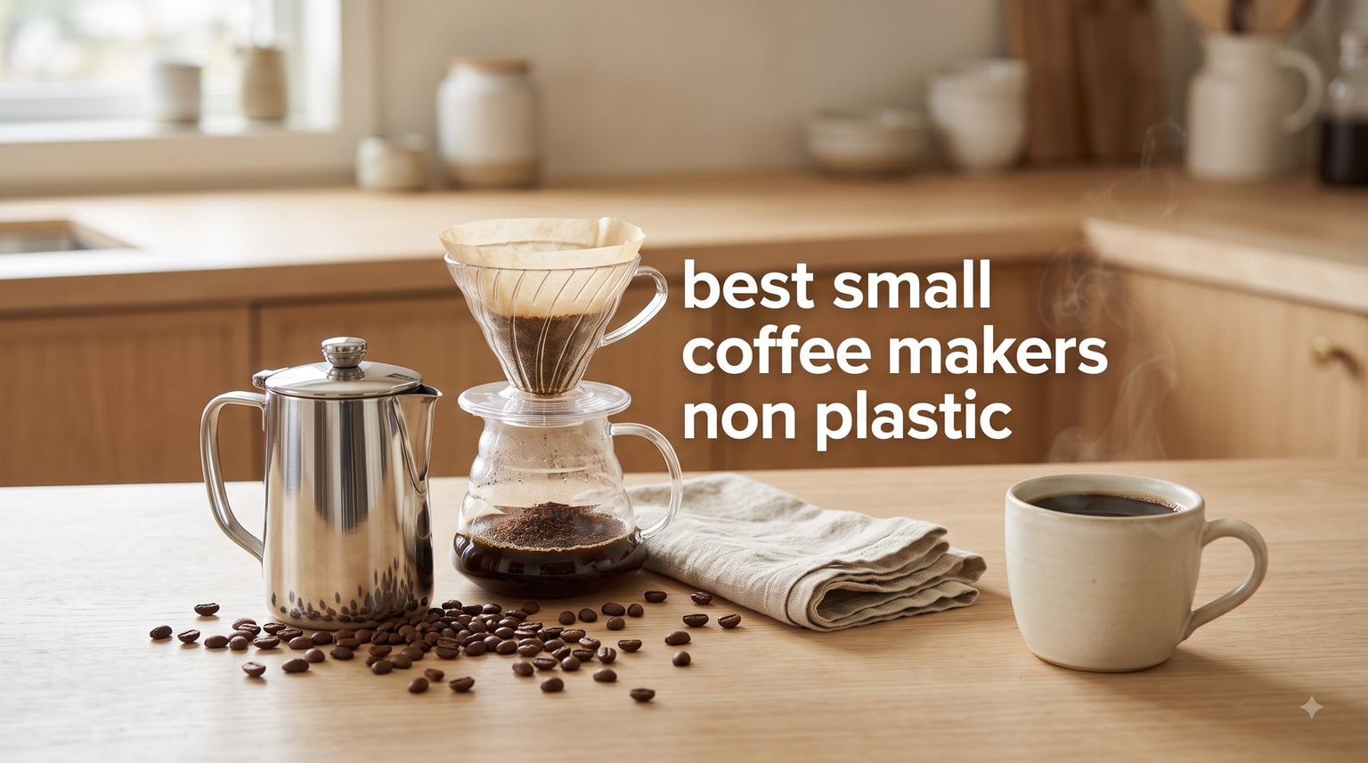 best small coffee makers non plastic