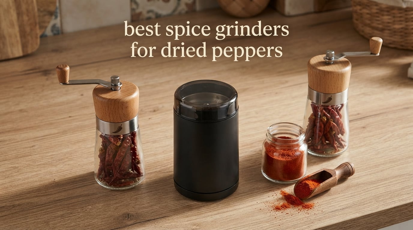best spice grinders for dried peppers