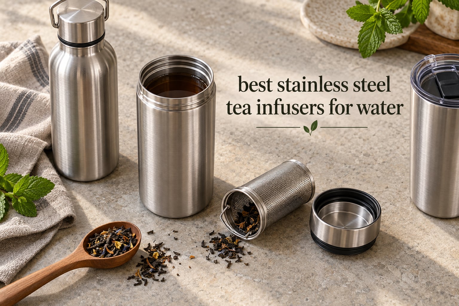 best stainless steel tea infusers for water