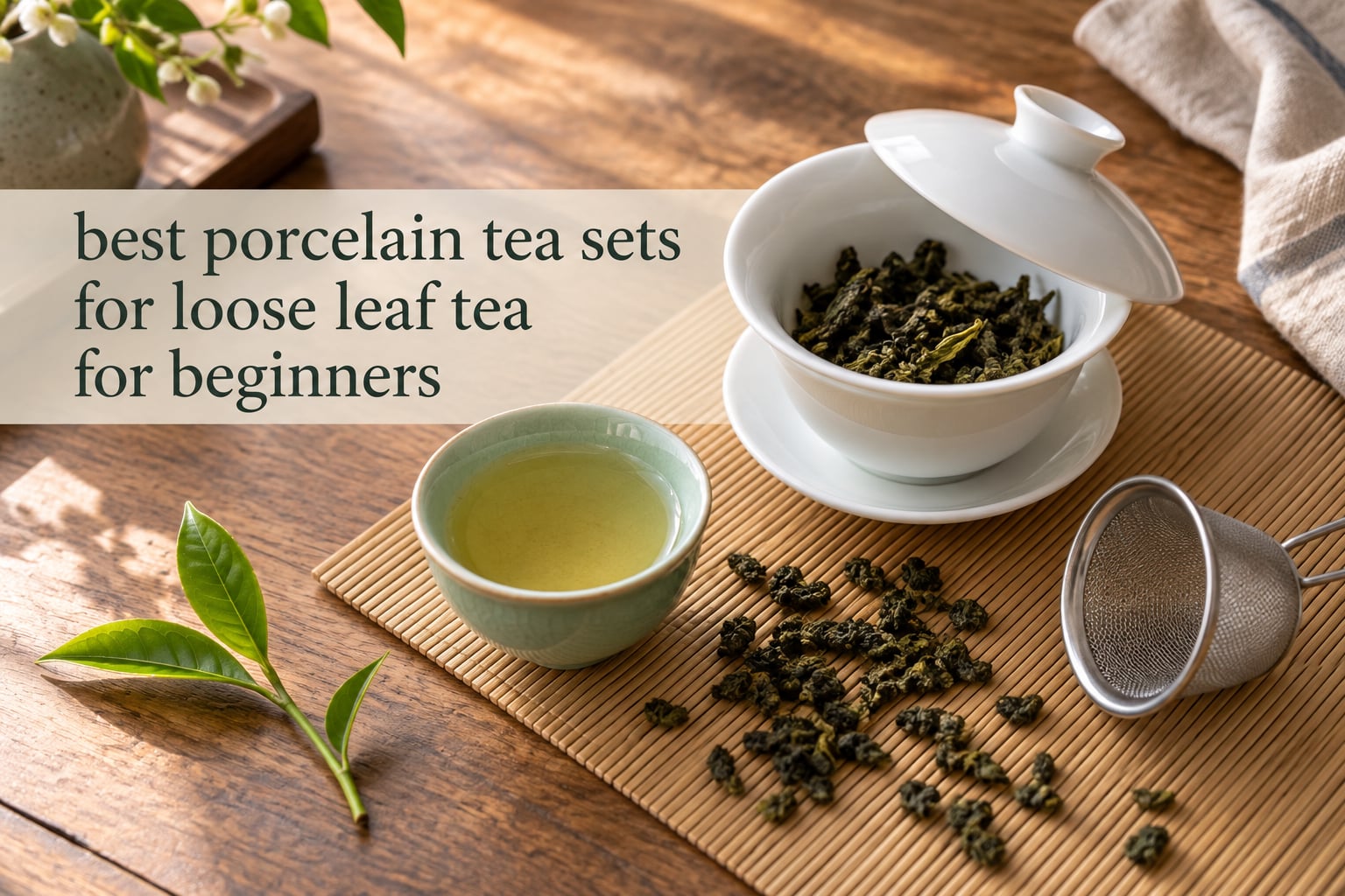 best porcelain tea sets for loose leaf tea for beginners