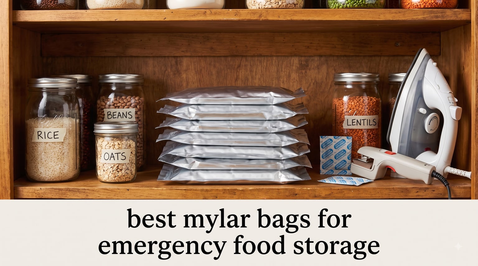 best mylar bags for emergency food storage