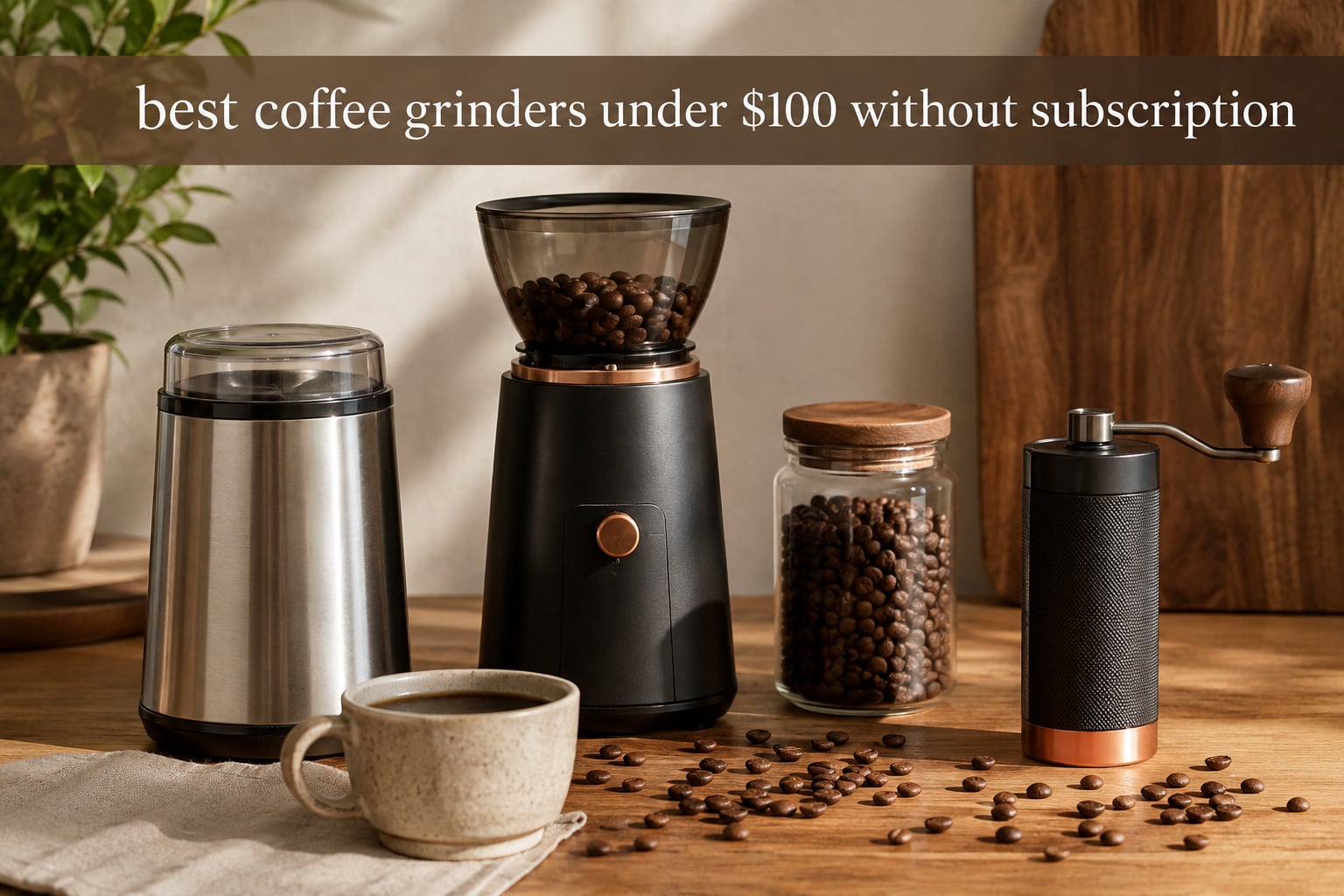 best coffee grinders under $100 without subscription