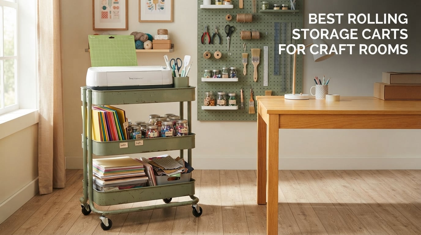 best rolling storage carts for craft rooms