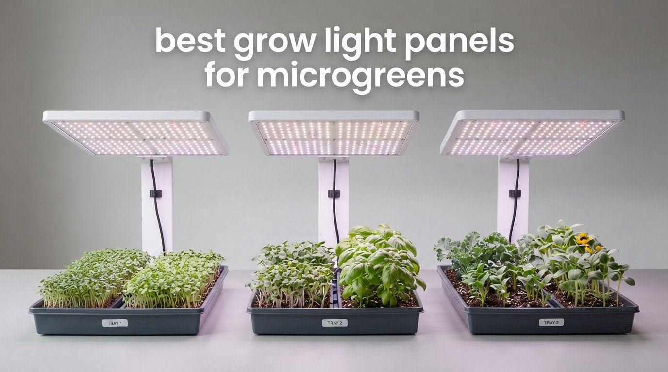 best grow light panels for microgreens