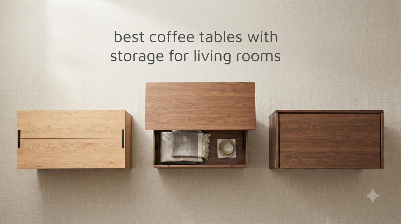 best coffee tables with storage for living rooms