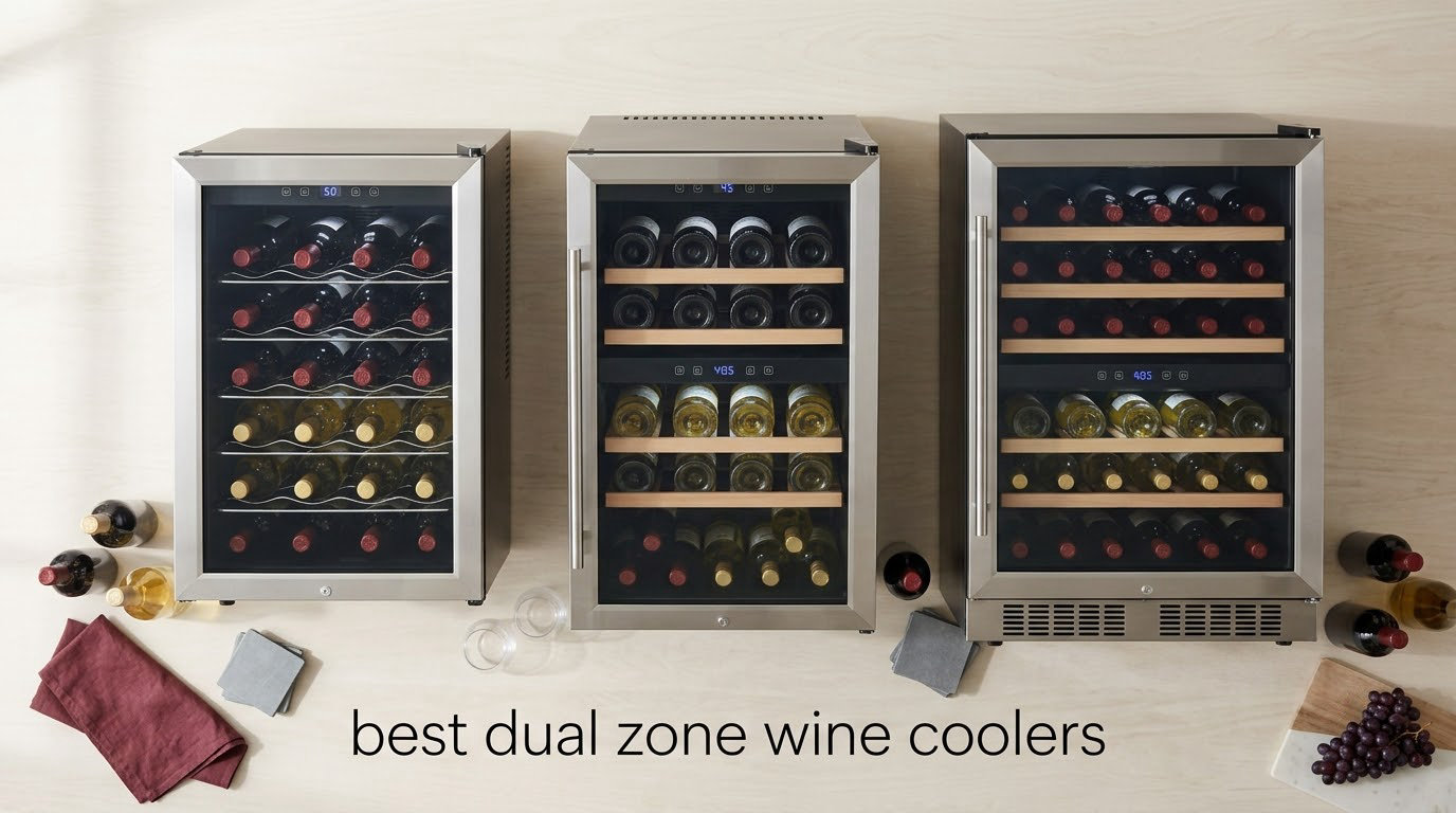 best dual zone wine coolers