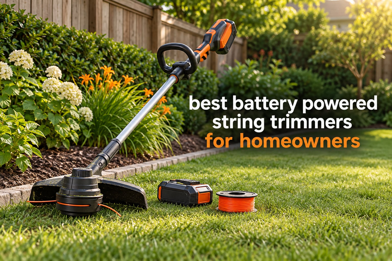best battery powered string trimmers for homeowners