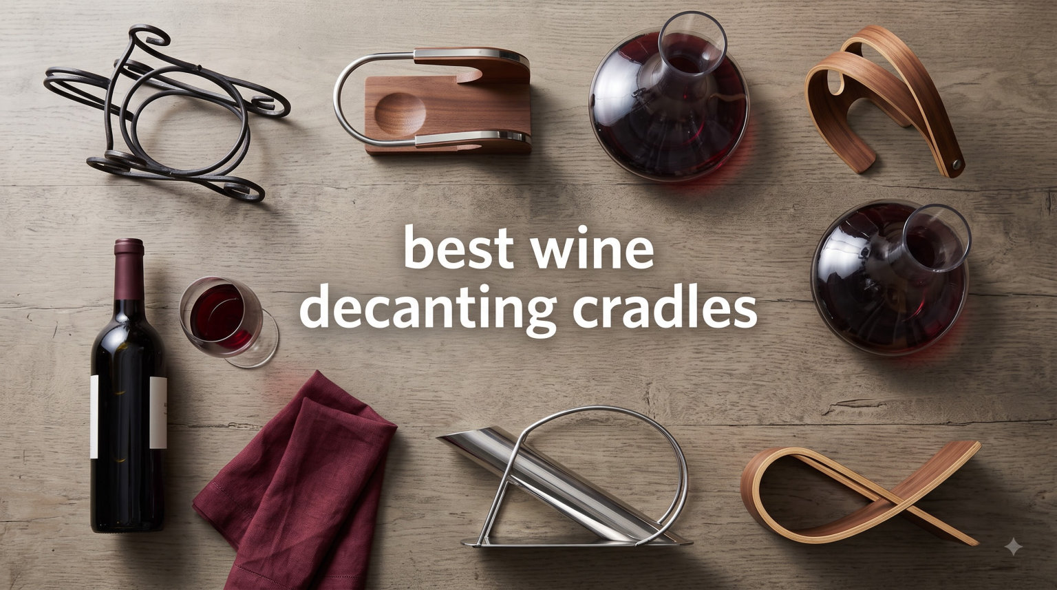 best wine decanting cradles