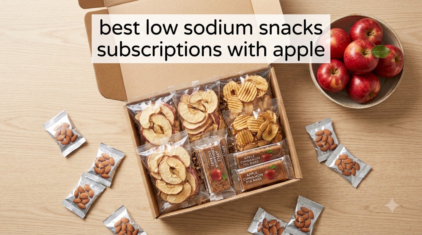 best low sodium snacks subscriptions with apple