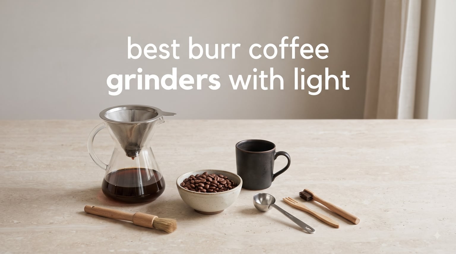 best burr coffee grinders with light