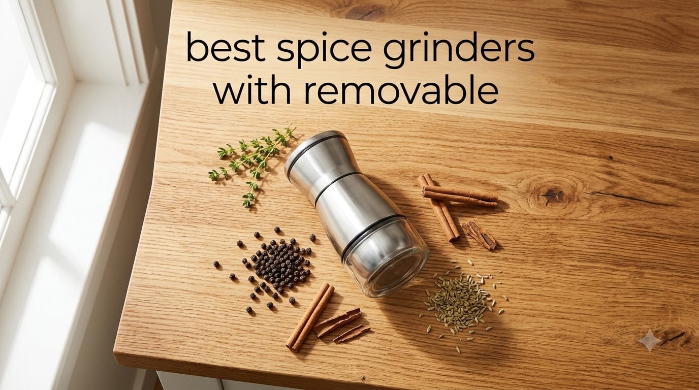 best spice grinders with removable
