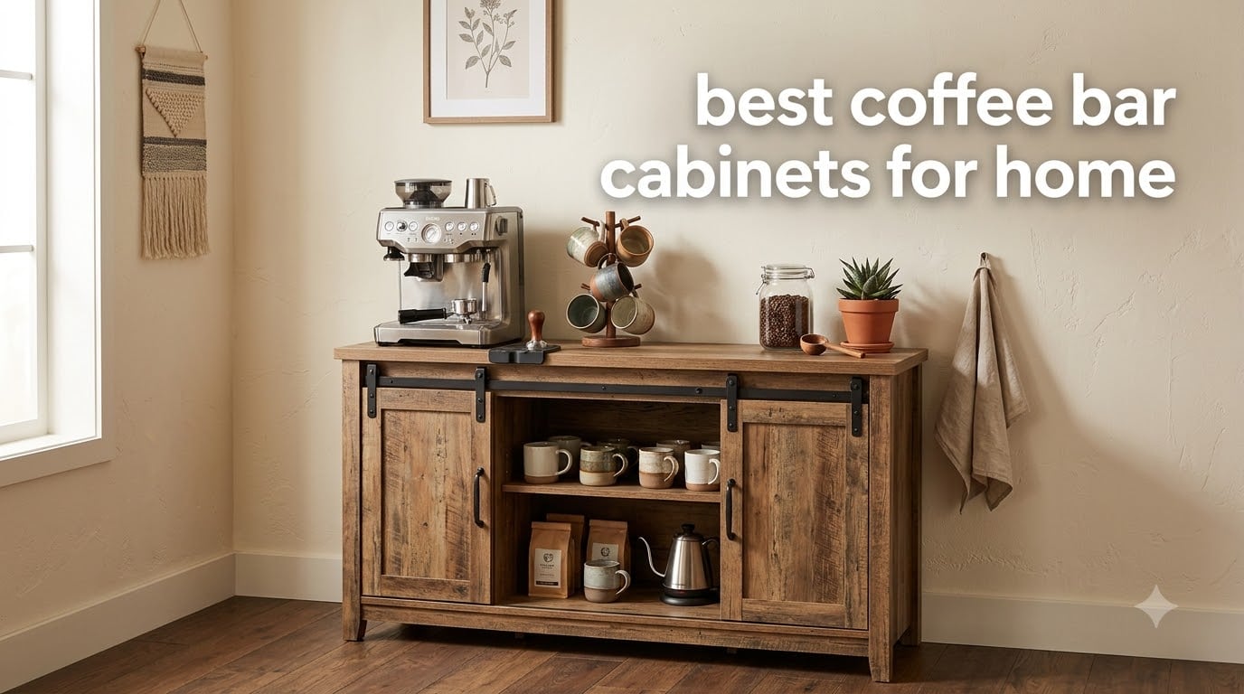 best coffee bar cabinets for home