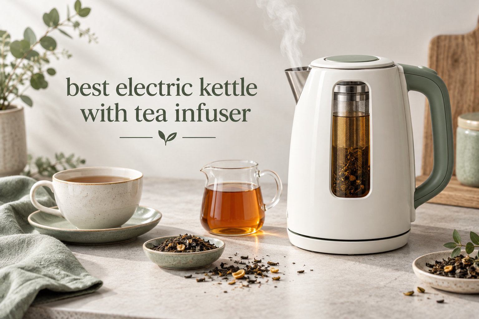 best electric kettle with tea infuser