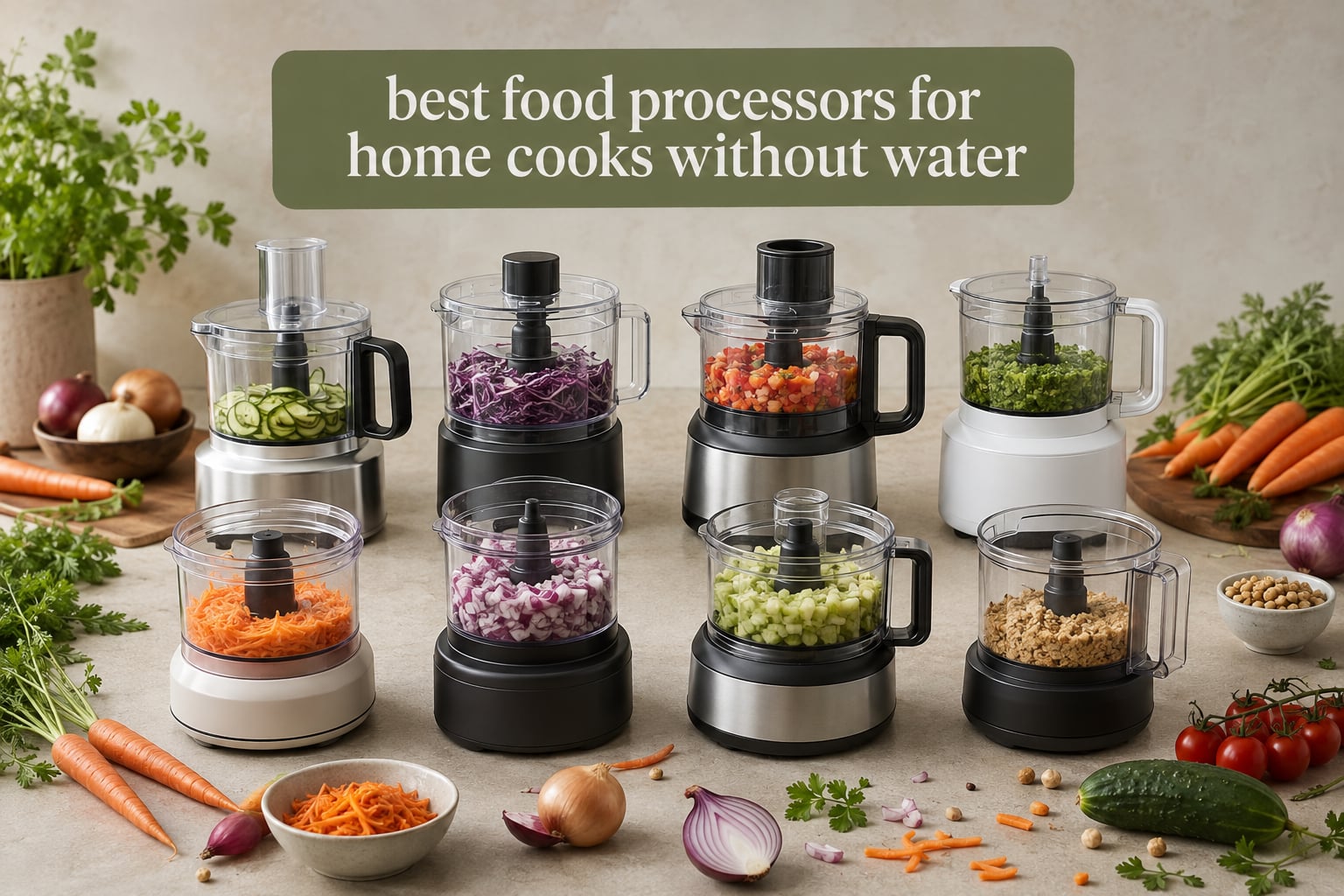 best food processors for home cooks without water