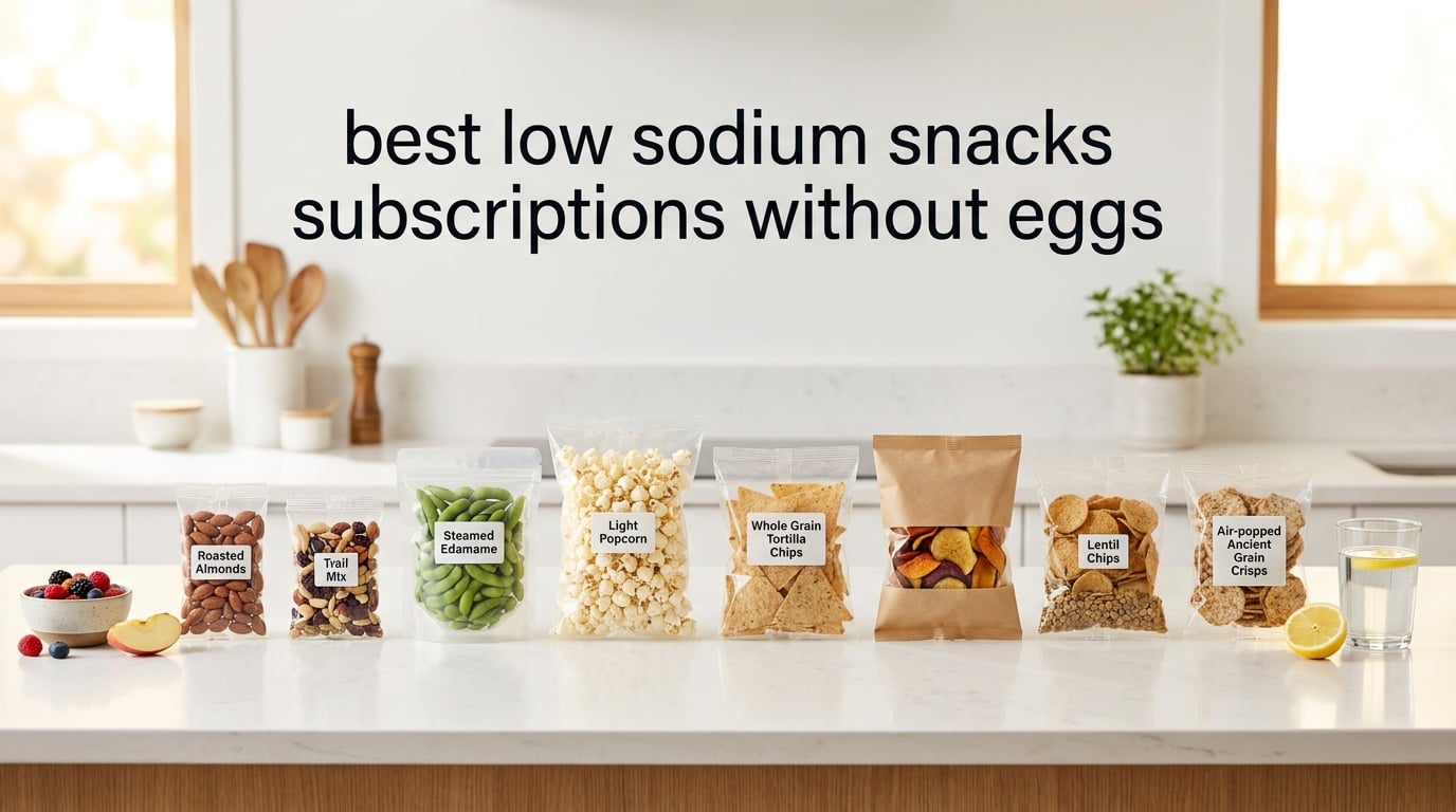best low sodium snacks subscriptions without eggs