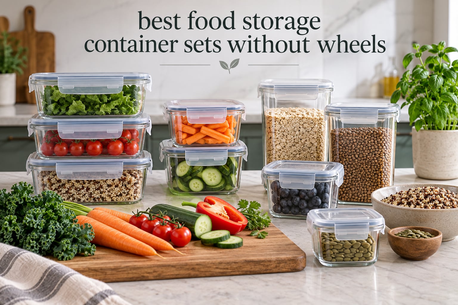 best food storage container sets without wheels
