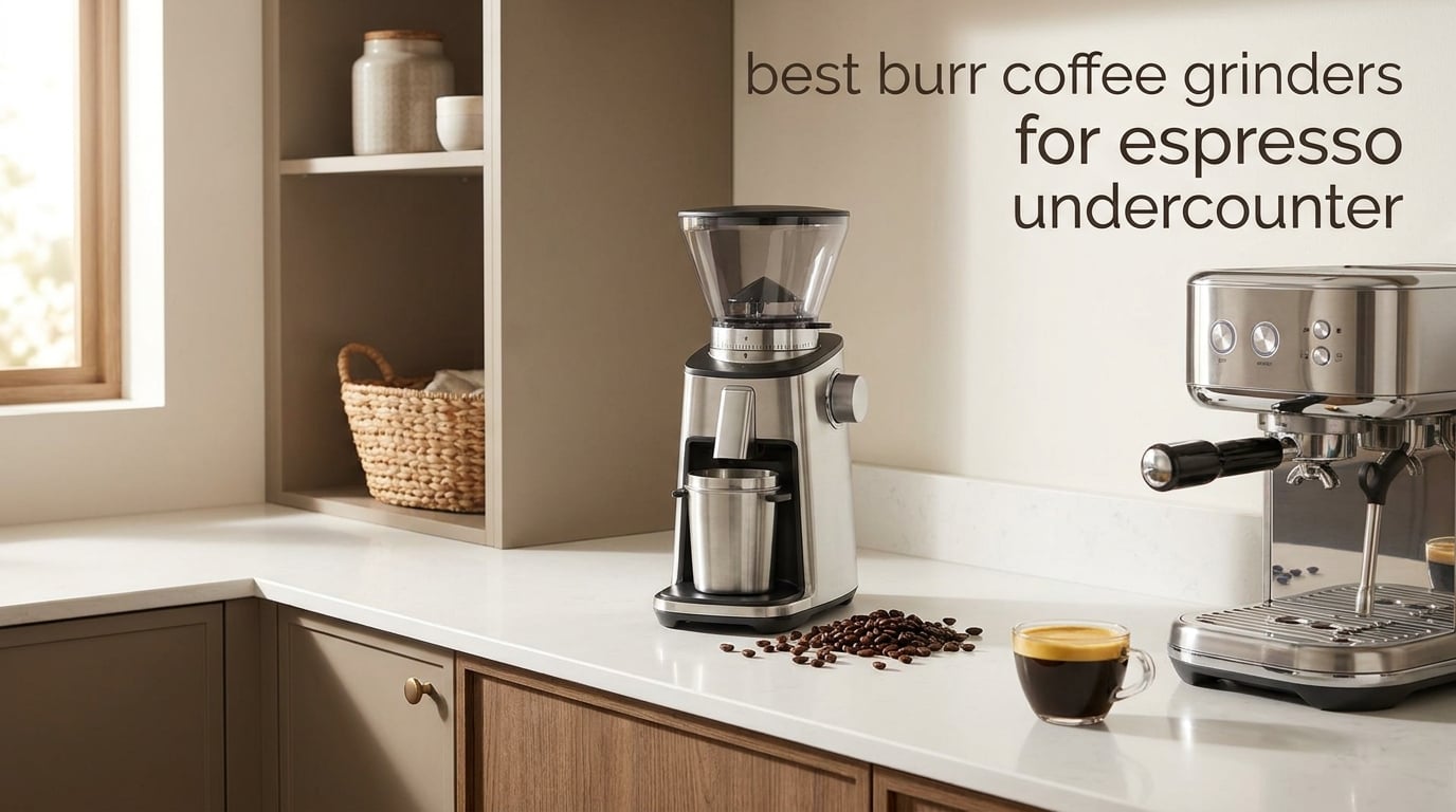 best burr coffee grinders for espresso undercounter