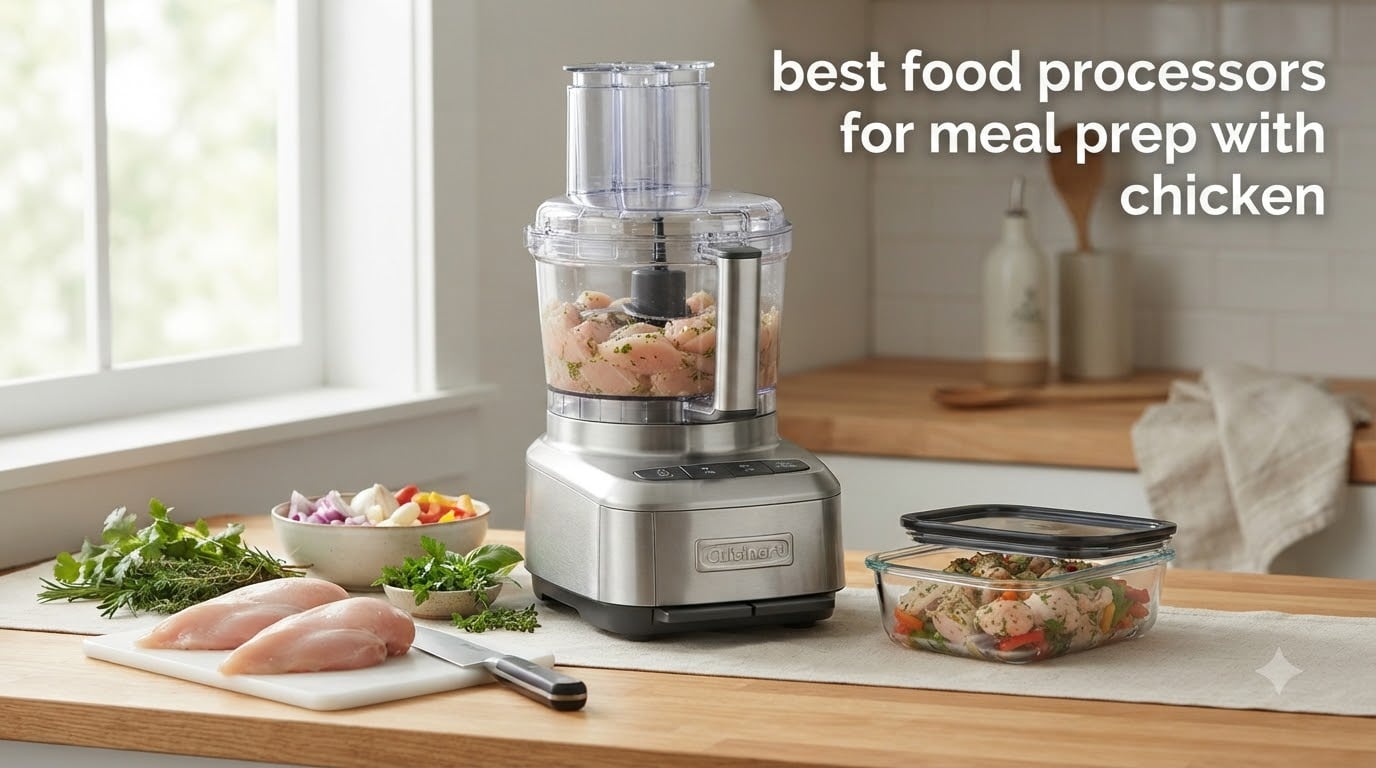 best food processors for meal prep with chicken