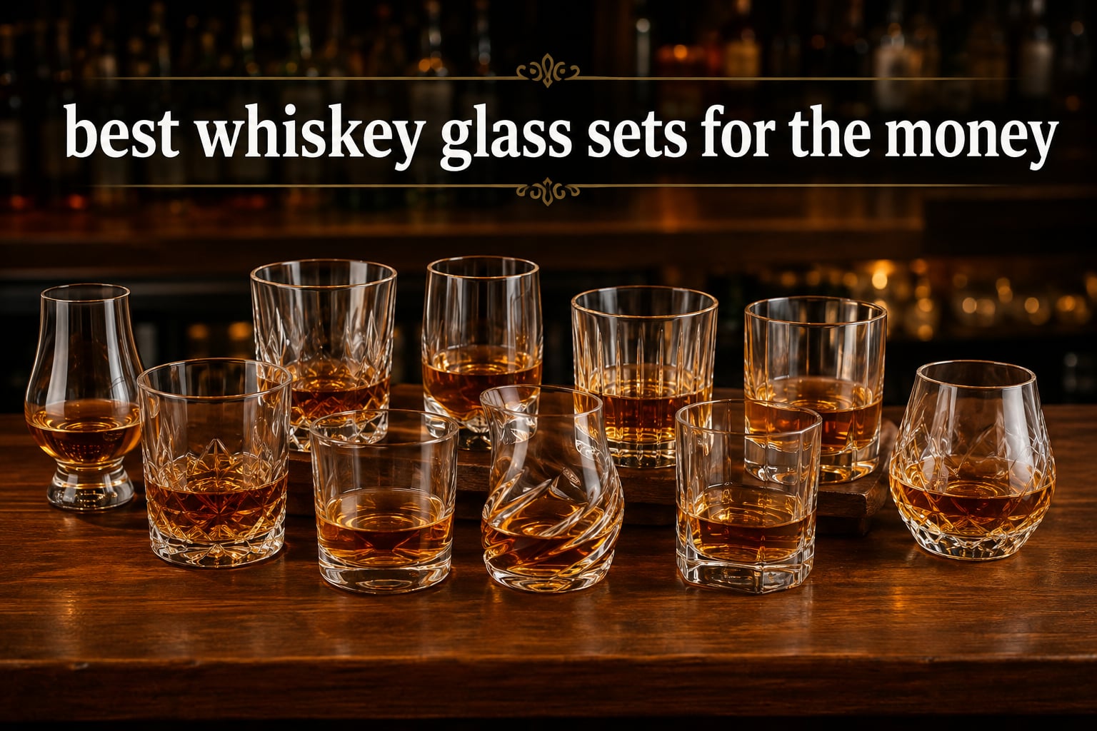 best whiskey glass sets for the money