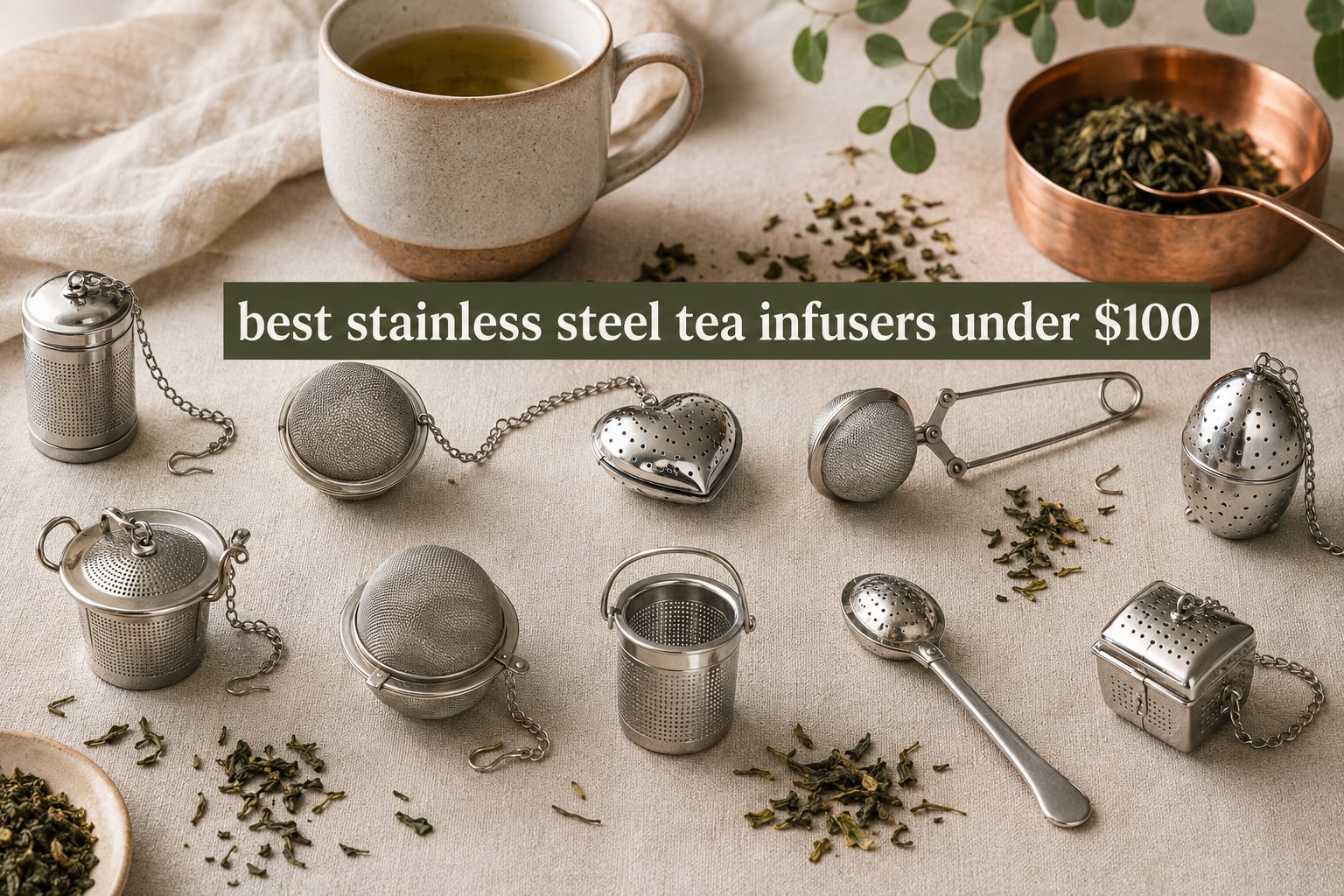 best stainless steel tea infusers under $100