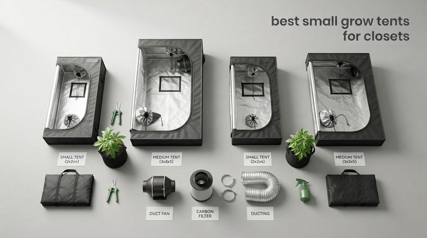 best small grow tents for closets