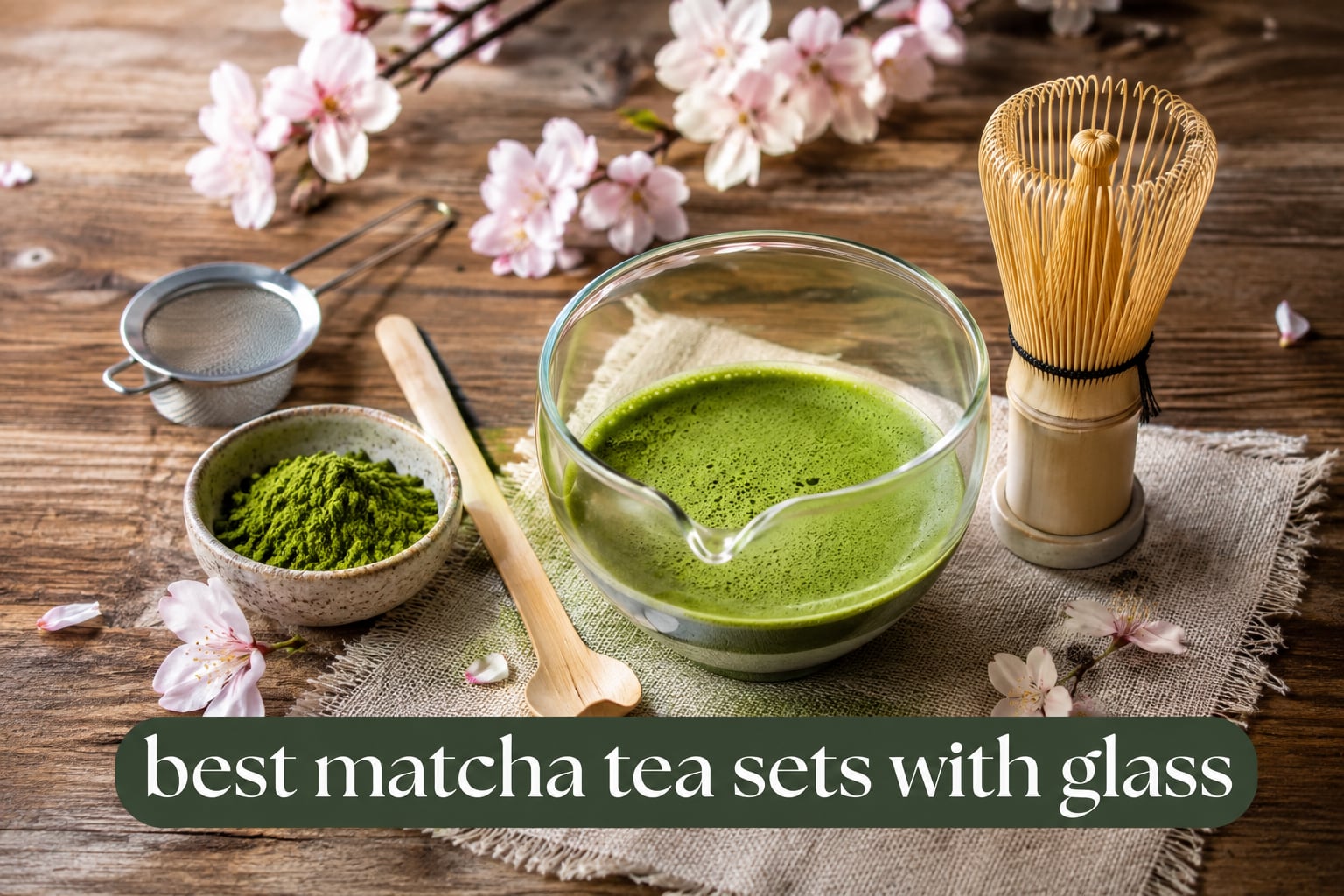 best matcha tea sets with glass
