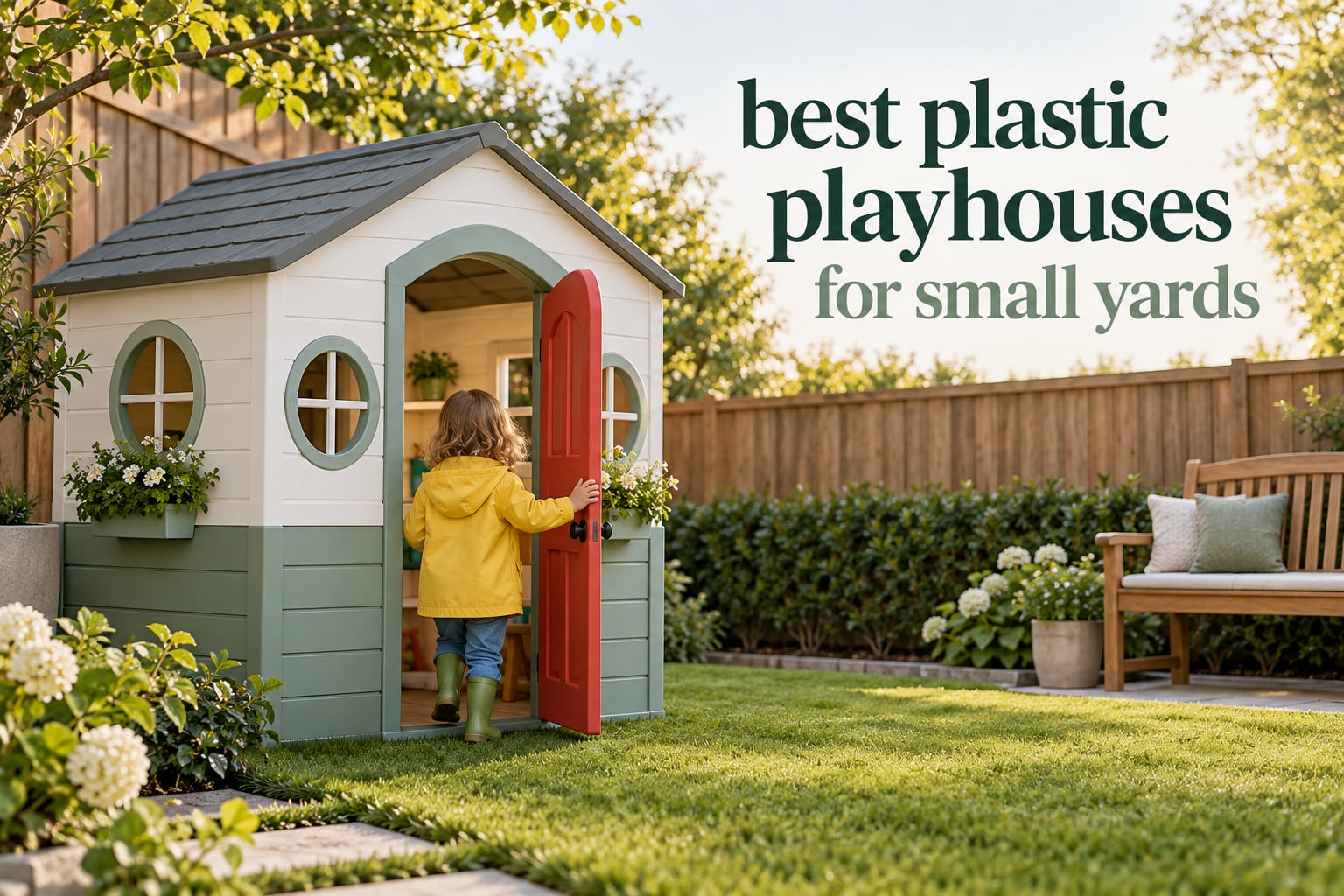 best plastic playhouses for small yards